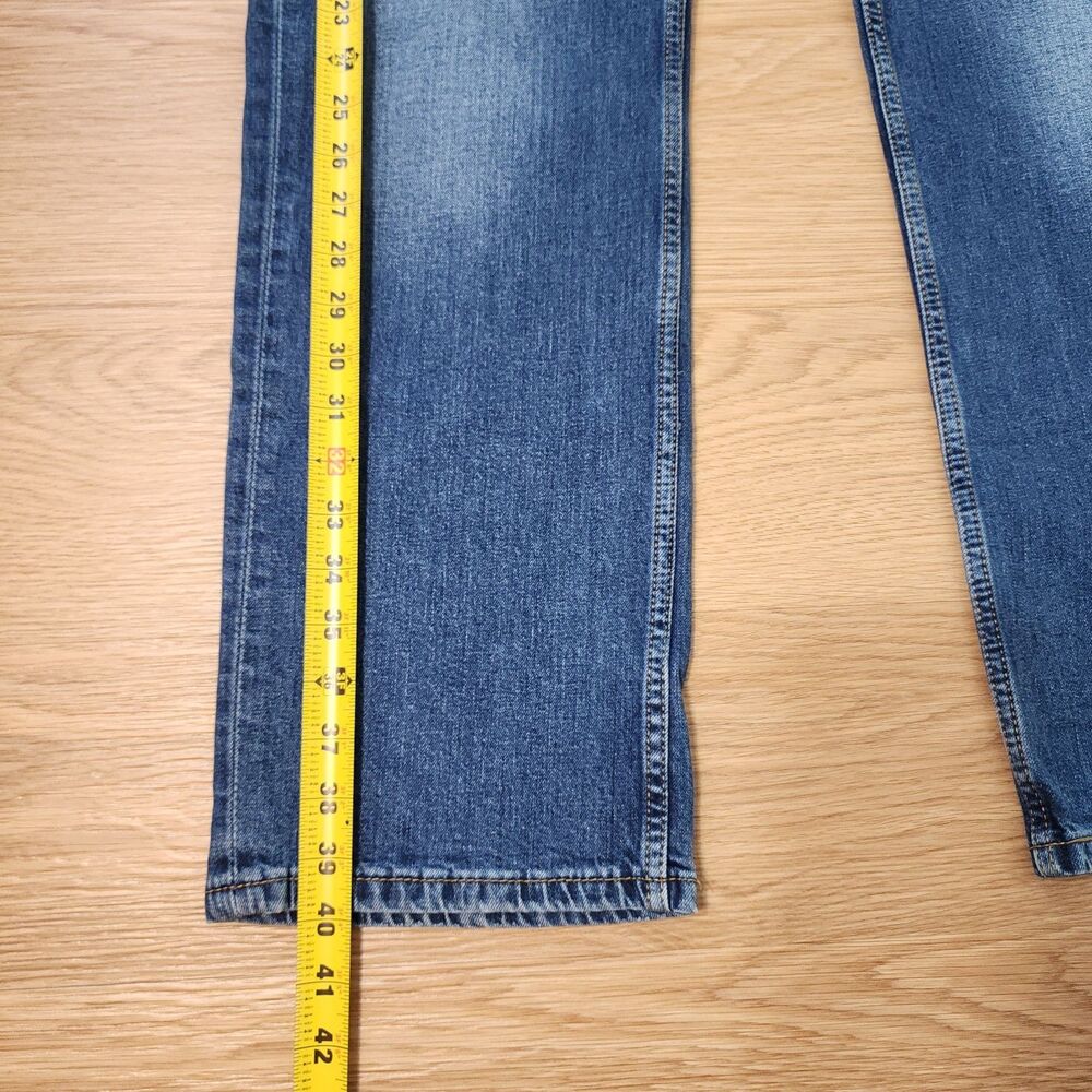 Levis 514 Slim Straight The Original Jeans Mens Size 36x30 Blue Dark Wash Cowboy - Picture 8 of 12